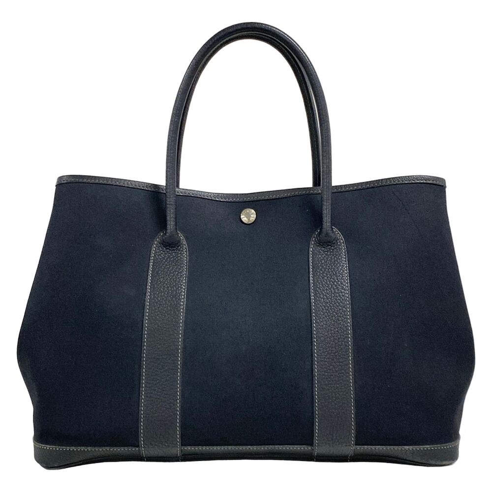 Hermès Garden Party PM Tote Bag Toile Officier Buffle